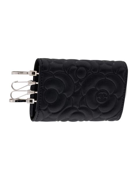 chanel camellia key holder price|Chanel Camellia CC Key Holder .